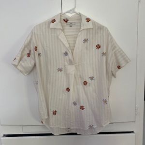 Madewell Popover Shirt-Size XS